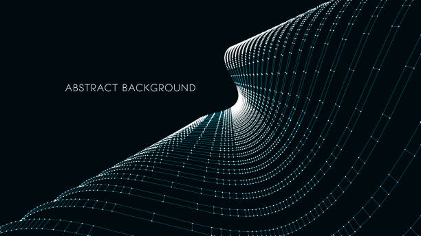 Abstract Vector illustration. 3D abstract futuristic design for business presentation. 3D architectural background for banner, booklet, poster. Intelligence artificial Abstract Vector illustration. 3D abstract futuristic design for business presentation. 3D architectural background for banner, booklet, poster. Intelligence artificial website wireframe stock illustrations