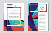 istock Abstract vector layout background set. For art template design, list, front page, mockup brochure theme style, banner, idea, cover, booklet, print, flyer, book, blank, card, ad, sign, sheet, a4 1070674566