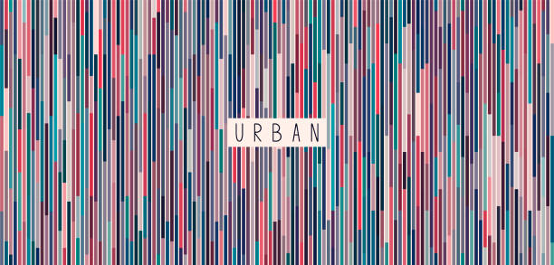 Abstract vertical multicolor thin straight lines background. Urban style template. 10 eps. For web, advertising banner, cover, design etc. Abstract vertical multicolor thin straight lines background. Urban style template. 10 eps. For web, advertising banner, cover, design etc. city designs stock illustrations