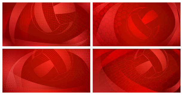 抽象的なバレーボールの背景 - バレーボール点のイラスト素材／クリップアート素材／マンガ素材／アイコン素材