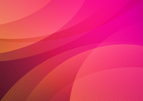 Modern orange pink colored smooth abstract vector background