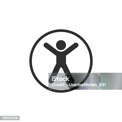 istock Accsessibility icon universal accsess vector icon 1181152834
