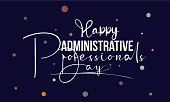 istock Administrative Professionals' Day. Appreciation template for banner, card, poster, background. 1385329285