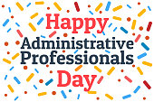 istock Administrative Professionals Day, Secretaries Day or Admin Day. Holiday concept. Template for background, banner, card, poster with text inscription. Vector EPS10 illustration. 1204416887