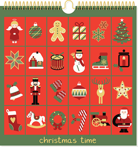 Christmas Calendar Illustration : Royalty free advent clip art vector images Christmas Calendar Illustration : Royalty free advent clip art vector images