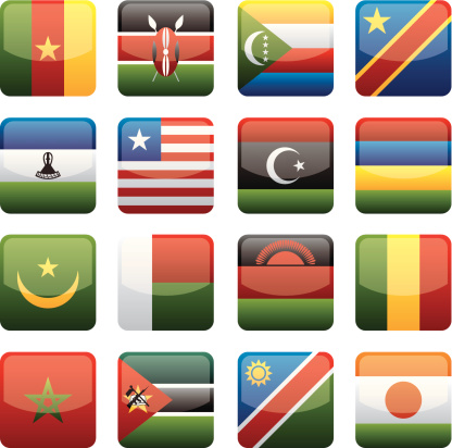 Africa Flags Collection