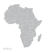 istock Africa map 601371242