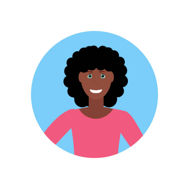 african american businesswoman face avatar happy woman office worker female cartoon character portrait isolated african american businesswoman face avatar happy woman office worker female cartoon character portrait isolated vector illustration entrepreneur borders stock illustrations