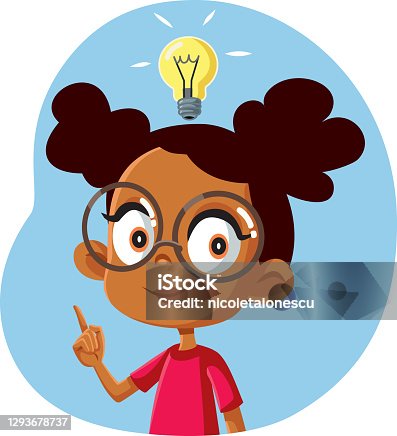 istock African Female Student Having a Clever Idea 1293678737