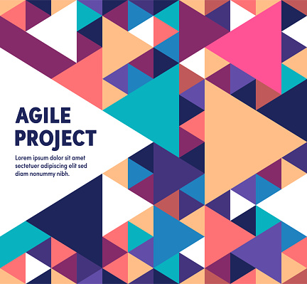 Agile Project Modern & Geometric Vector Illustration