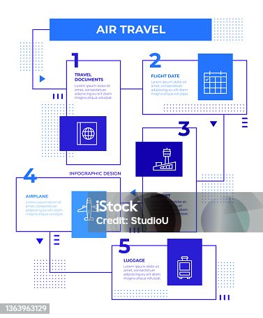istock Air Travel Infographic Template 1363963129