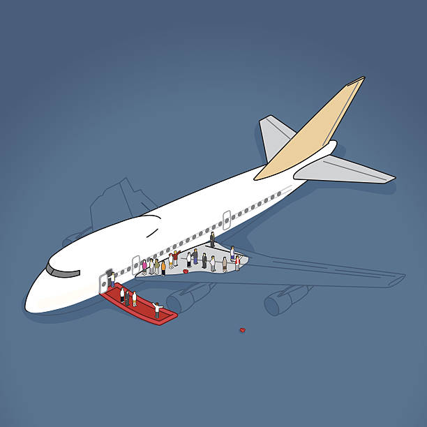 Plane Crash Clip Art, Vector Images & Illustrations - iStock