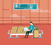 Business Travel. Concept business vector illustration.