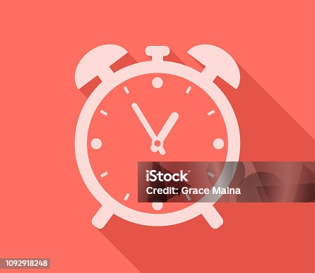istock Alarm clock timer showing time 1092918248
