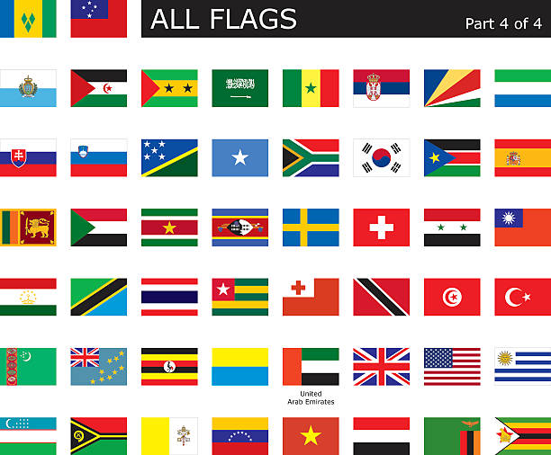 ilustrações de stock, clip art, desenhos animados e ícones de todas as bandeiras do mundo - tanzania object