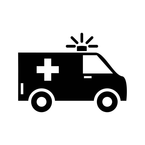 救護車向量圖示 - 救護車 插圖 幅插畫檔、美工圖案、卡通及圖標