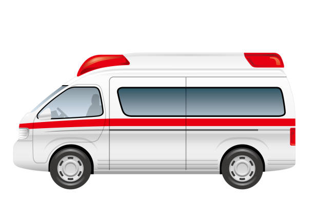 Ambulance Vector Illustration Isolated On A White Background Stock Illustration Download Image Now Istock