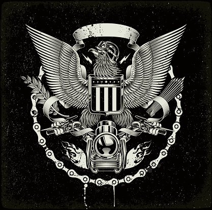 american coat of arms - Biker eagle