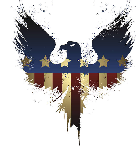 American Eagle vector art illustration