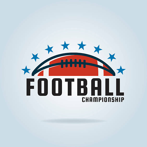 American football logo template,vector illustration American football logo template,vector illustration american football stock illustrations