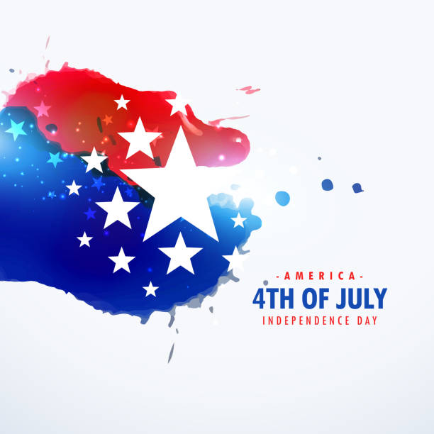 american holiday 4th of july background american holiday 4th of july background republicanism stock illustrations