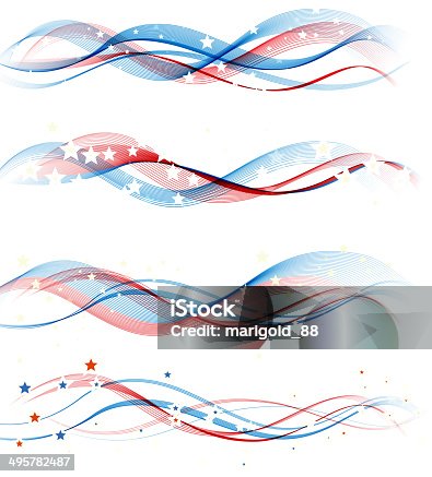 istock American Independence Day  design element 495782487