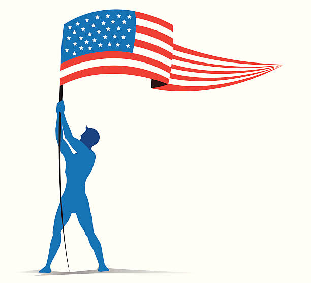American pride vector art illustration