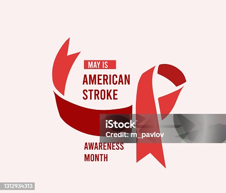 istock American stroke awareness month. Vector illustration 1312934313