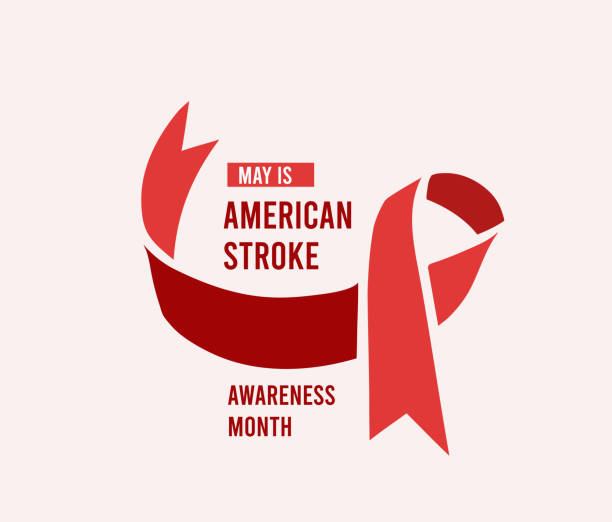American stroke awareness month. Vector illustration vector art illustration