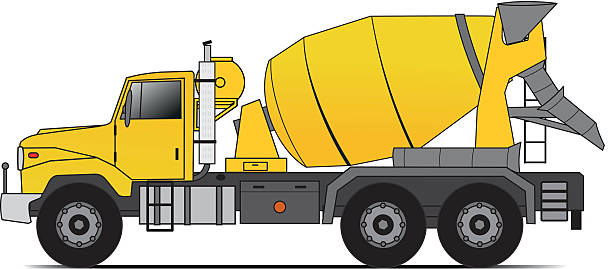 Royalty Free Concrete Mixing Clip Art, Vector Images & Illustrations ...