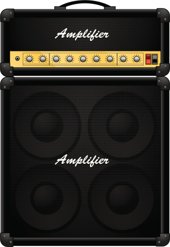 half stack guitar amplifier