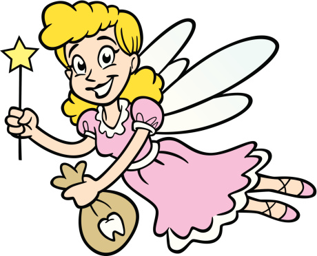 An illustration of a tooth fairy