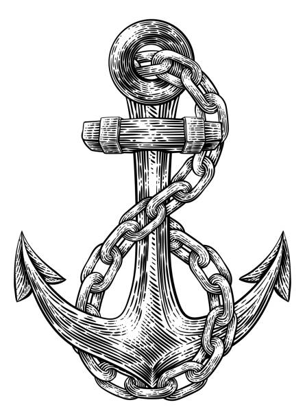 Naval Anchor Ship Anchor Navy Naval Anchor Ship Nautical Drawing ...