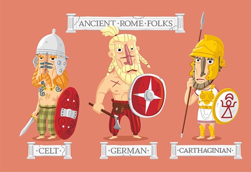 Ancient Rome characters set