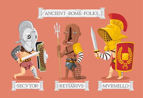 Ancient Rome characters set