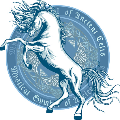 Ancient symbol of unicorn
