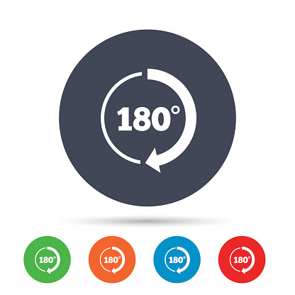 Winkel 180 Grad Zeichen Symbol Geometrie Math Symbol Stock Vektor Art Winkel 180 Grad Zeichen Symbol Geometrie Math Symbol Stock Vektor Art