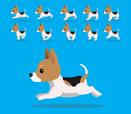 Animal Animation Sequence Dog Rat Terrier Cartoon Vector