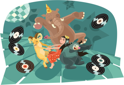 Animals Dancing With Girl