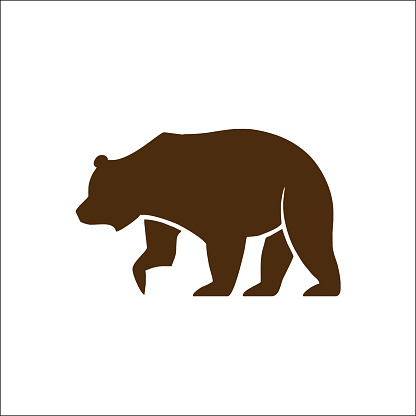 animals Vector bear silhouette logo vector designs