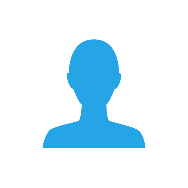 Anonymous gender neutral face avatar. Incognito head silhouette. Anonymous gender neutral face avatar. Incognito head silhouette one person stock illustrations
