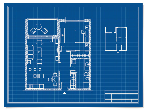 Apartment in Blueprint