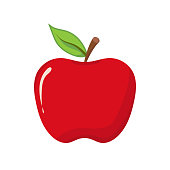 istock Apple icon on white background. Vector illustration 1177015563