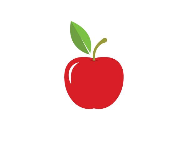 illustrations, cliparts, dessins animés et icônes de illustration de vecteur d'apple - pomme