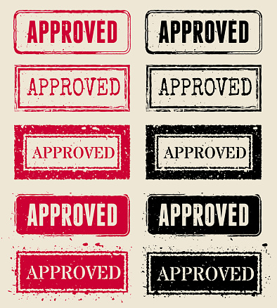 Approved Vector Rubber Stamp Collections