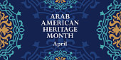 istock Arab American Heritage Month. Vector banner for social media, poster, greeting card. A national holiday celebrated in April in the United States by people of Arab origin. 1366734432