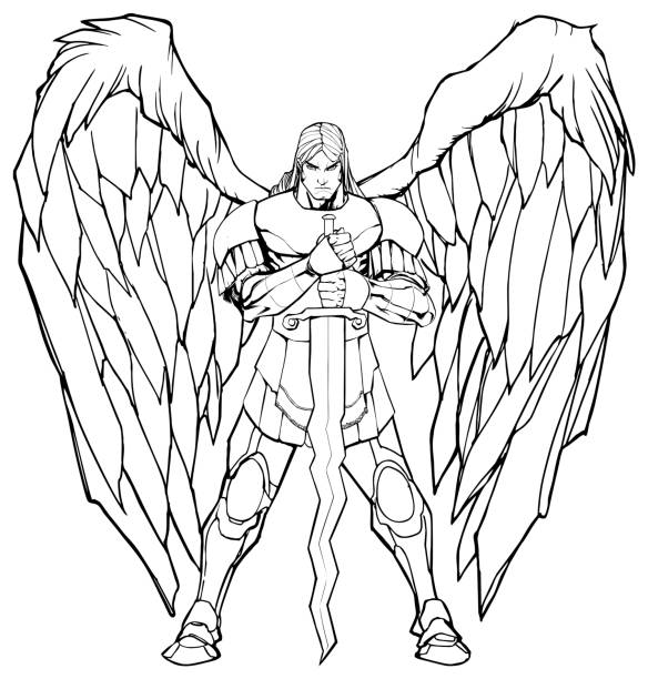 St Michael Archangel Clip Art Illustrations, Royalty-Free Vector ...