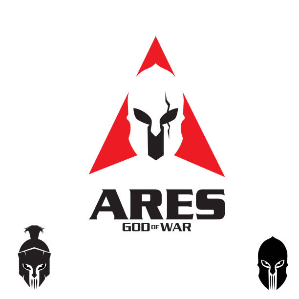 Ares  letter based A Ares  letter based A vector ares god stock illustrations