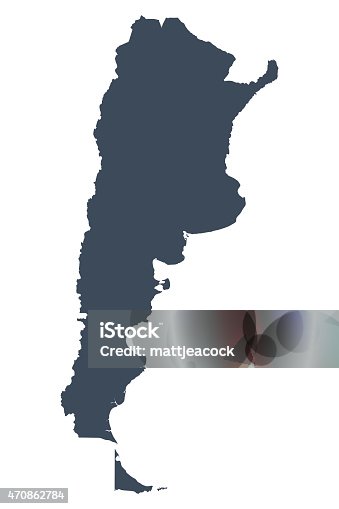 istock Argentina country map 470862784