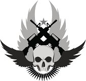 Vector illustration "Army Emblem 2 " 